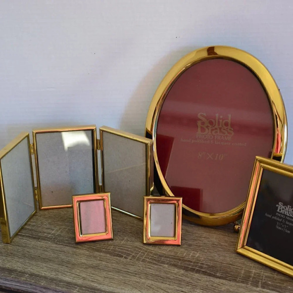 Vintage Brass Photo Frame  Lot - Picture 2 of 13